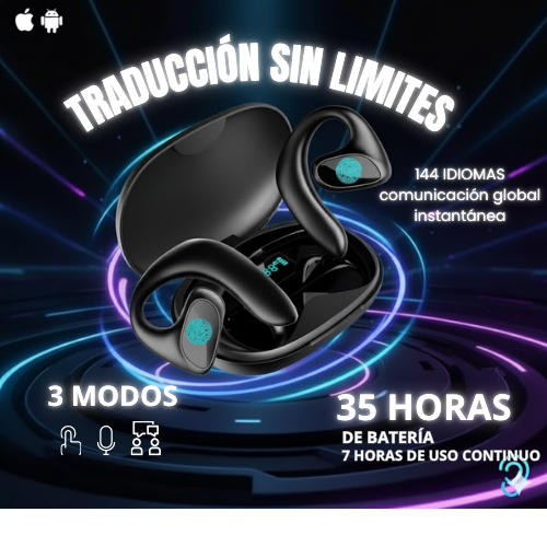 🌐 Audífonos PRO144 con Traducción Instantánea + 🎁 Guía Para Viajeros (GRATIS)🔥